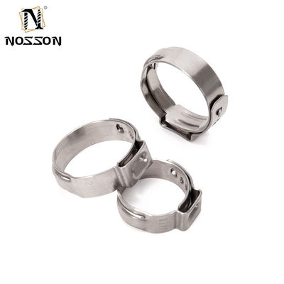 JIS-Standard-Industrielle Einohrschlauchklemme mit schneller Einstellung und metrischem Messsystem aus Edelstahl