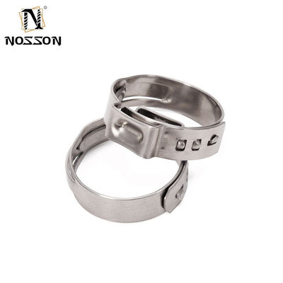 JIS-Standard-Industrielle Einohrschlauchklemme mit schneller Einstellung und metrischem Messsystem aus Edelstahl