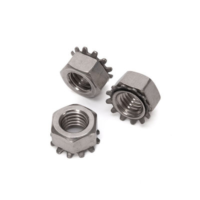 Metrisches Messsystem ZINKGELATET M6 M8 Edelstahl K-Nüsse mit ANSI/ASME-Standard und freien Spinnwaschmaschine