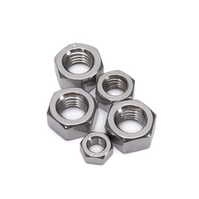 Imperial Measurement System JIS Standard Edelstahl 304 316 Hexagon Hex Nuts M14 M16 M18 M20 M22 M24 mit Zink- und Wachsveredelung