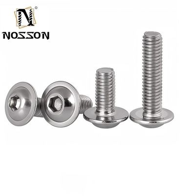 Edelstahl-Material Pan Head INCH Messsystem Flanschschraube für schwere Anwendungen