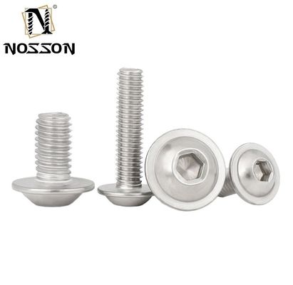 Edelstahl-Material Pan Head INCH Messsystem Flanschschraube für schwere Anwendungen