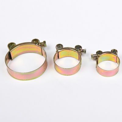 Instock Plain Surface Galvanized Steel Single Bolt Hydraulic Pipe Clamp für metrische Messungen und schwere integrierte Schläuche