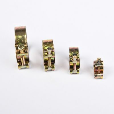 Instock Plain Surface Galvanized Steel Single Bolt Hydraulic Pipe Clamp für metrische Messungen und schwere integrierte Schläuche