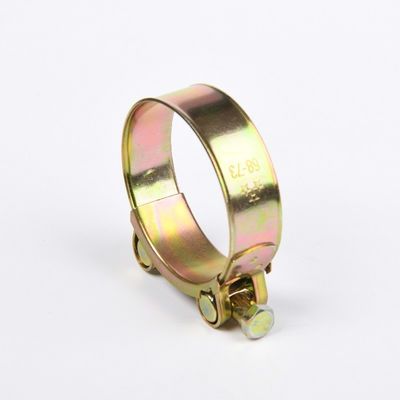 Instock Plain Surface Galvanized Steel Single Bolt Hydraulic Pipe Clamp für metrische Messungen und schwere integrierte Schläuche