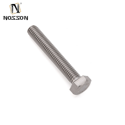 SS 304 316 Galvanisierter Stahl DIN931 DIN933 Halbstrang Hexkopfbolzen und -muttern M3 M4 M5 M6 M8 M10 M12 M14 M16 M20