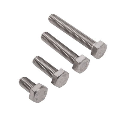ZINK-GELATET JIS Standard Edelstahl Hex-Schraube M3 M4 M5 M6 Alle Größen Schrauben mit kundenspezifischer HEX Kopf und Oberfläche