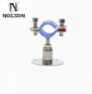 16-300mm angepasste Stütze Sanitärstahl 304 Rundrohr Klemm Rohrhalter für DIN Standard