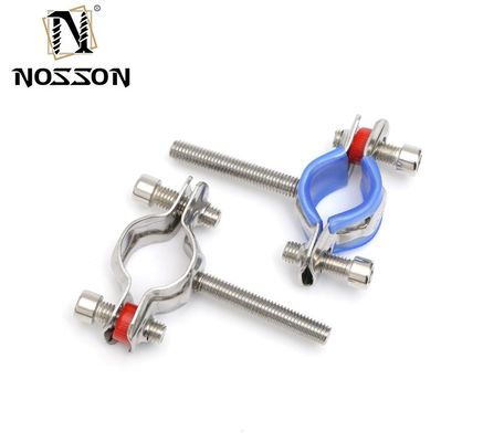 16-300mm angepasste Stütze Sanitärstahl 304 Rundrohr Klemm Rohrhalter für DIN Standard