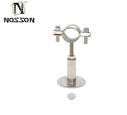 16-300mm angepasste Stütze Sanitärstahl 304 Rundrohr Klemm Rohrhalter für DIN Standard