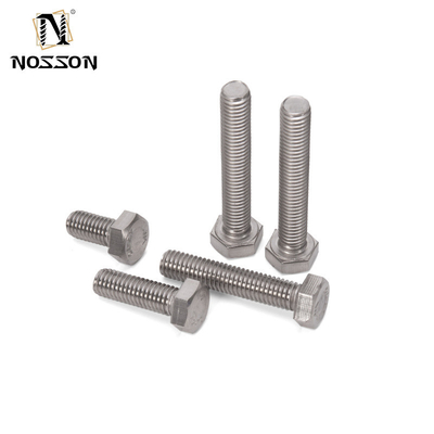 Herstellungsstandard ANSI Plain Finish 304 316 Hex-Edelstahl-Schrauben- und Nusswaschmaschine DIN931 DIN933