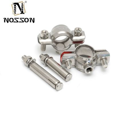 Feststehende ANSI/ASME-Standard-Gas- und Kabelrohrhalterung aus Edelstahl 201/304