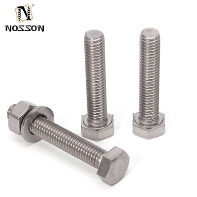 ZINK-GELATET BEST Edelstahl Hex-Schraube und Nuss DIN933 M6 M12 SS304/SS316 Messsystem INCH Kopf Stil Kopf