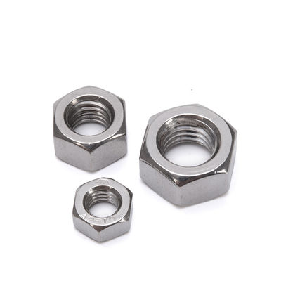 Versorgung aus Edelstahl 304 DIN934 Hex Jam Spot Nut Hex BALL SCREW NUT für Erdölgas Standard GB Zink Gelbchromat Plattiert