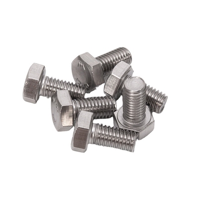 Hexbolzen und -muttern aus Edelstahl M6 M8 M10 M12 M14 M16 M20 mit ZINK-beschichteter Oberfläche