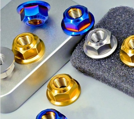 Metrische anodierte Rotgold-Nuss M60 für die Automobilindustrie