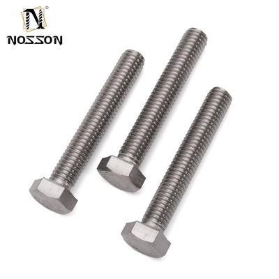 Messing-Direktversorgung Hot-Dip Galvanized Edelstahl HEX Bolzen DIN933 DIN931 für Metrisches Messsystem M3 M4 M5 M6 M8 M10 M12 M14 M16 M20