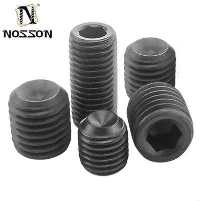 Messing Pan Head M1.6 M2 M2.5 M3 M4 M5 M6 M8 M10 M12 304 Edelstahl Metrisches Gewinde Slotted Cone Point Set Schrauben Schraubverschluss