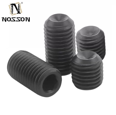 Metrischer Pankopf DIN916K 304 316 Edelstahl Knurled Hexagon Cup Point Grub Schraube gezahte Hex Socket Cup Point Set Schraube