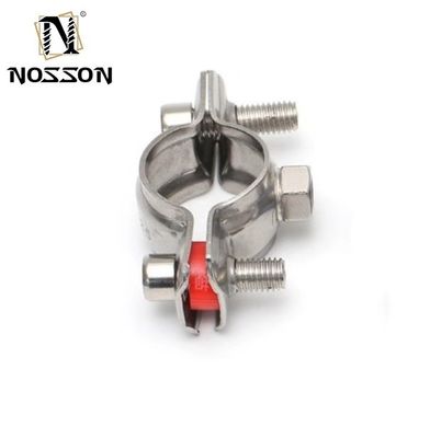 Edelstahl-Anpassungsstütze Schnelle Faust Gummi ausgekleidete Rohrspangen für Standardrohrisolierung 16-300mm