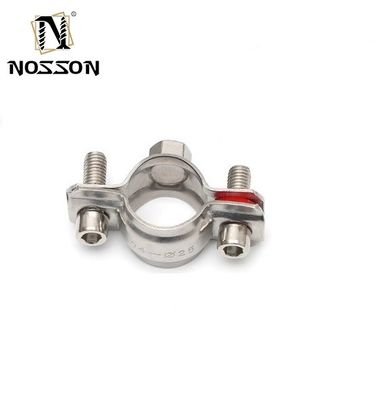 Edelstahl-Anpassungsstütze Schnelle Faust Gummi ausgekleidete Rohrspangen für Standardrohrisolierung 16-300mm