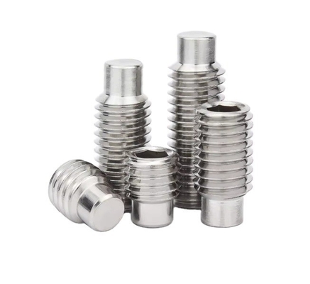 Polstern DIN913 DIN914 DIN916 Gr12.9 Schwarzes Legierstahl M1.4 M2 M2.5 M3 M4 Allen Grub Schraube für INCH-Messsystem