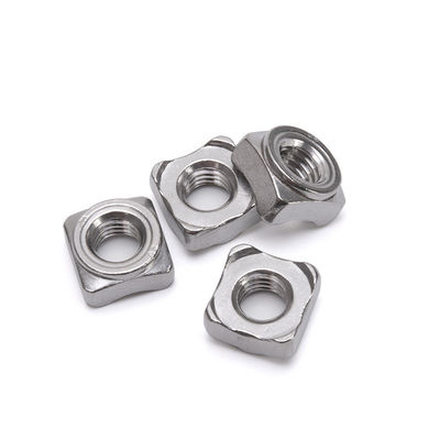 304 Edelstahl Quadratschweißnut für Befestigungen in der Schwerindustrie Schweißnut ISO-Standard Einzelhandel