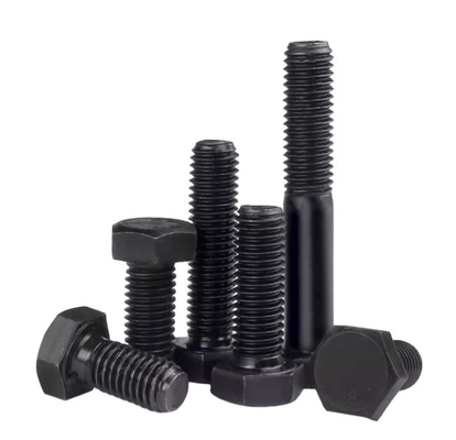Industrielle Qualität Schwarzoxidstahl Hexkopfschraube mit Mutter M3 M4 M5 M6 M8 M10 M12 M14 M16 M20 GB Standardqualität 10.9