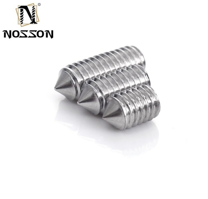 Pan Head Hexagon Allen Schraube Flat Point OEM Messing Edelstahl Hohlschrauben mit kundenspezifischer Nylon Spitze und einfache Oberfläche