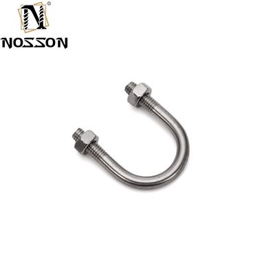 SS304 316 Rohrspange Quadratige Biegen Nuss Waschmaschine für Lkw Boot U Bolzen M6 M8 M10 DIN3570 Alle Größen Edelstahl Länge 32mm