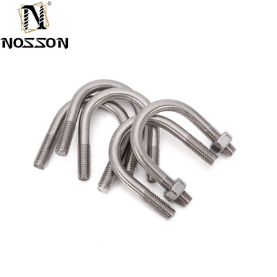 ZINK Finish ANSI Standard Edelstahl Quadrat U-Schraube für hohe Festigkeit und Härte M3 M4 M5 M6 M8 M10 M12 M16 M20