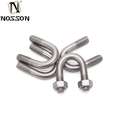 ZINK Finish ANSI Standard Edelstahl Quadrat U-Schraube für hohe Festigkeit und Härte M3 M4 M5 M6 M8 M10 M12 M16 M20