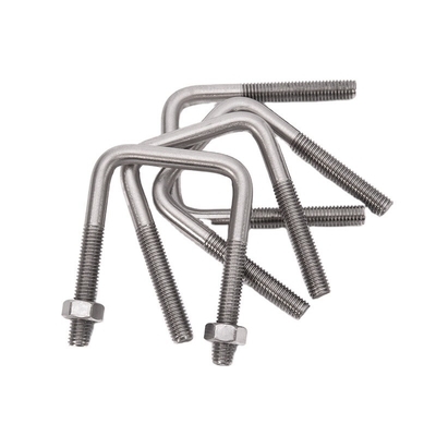 Edelstahl 316 Flachrunder biegsame U-Schrauben DIN1142 Spezial für M3 M4 M5 M6 M8 M10 M12 M16 M20 ANSI/ASME