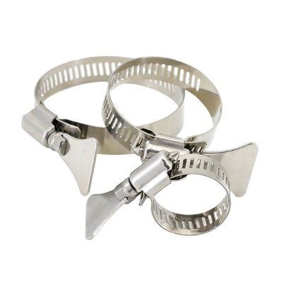 Schnellverriegelnde Schlauchklemmen Anschlussklemmen mit Griff und ZINK-Finixierung für Lebensmittel- und Getränkeindustrie