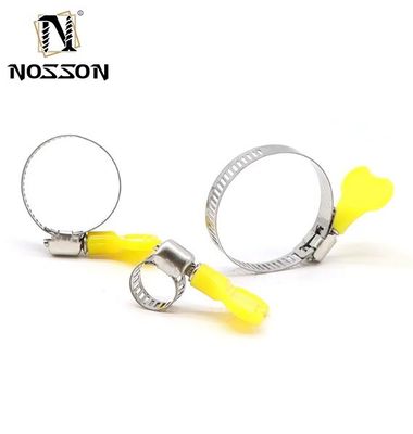 Schnellverriegelnde Schlauchklemmen Anschlussklemmen mit Griff und ZINK-Finixierung für Lebensmittel- und Getränkeindustrie