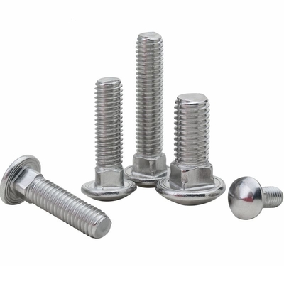 Einfache Veredelung SS304 SS316 Galvanisierter Triebwagen Bolt Nuss M4 M5 M6 M8 M10 mit A2-70/A4-80/304/316 Stahl und hochwertigem Stahl