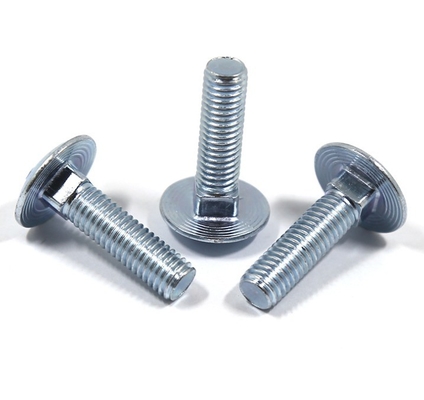 Einfache Veredelung SS304 SS316 Galvanisierter Triebwagen Bolt Nuss M4 M5 M6 M8 M10 mit A2-70/A4-80/304/316 Stahl und hochwertigem Stahl