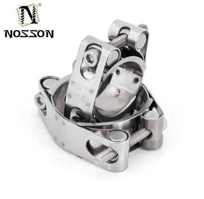 ZINK Finish Edelstahl Kragen Rohr Klammern für maßgeschneiderte Unterstützung von hoher Lastkapazität Heavy Duty T Bolt Schlauch Klammer