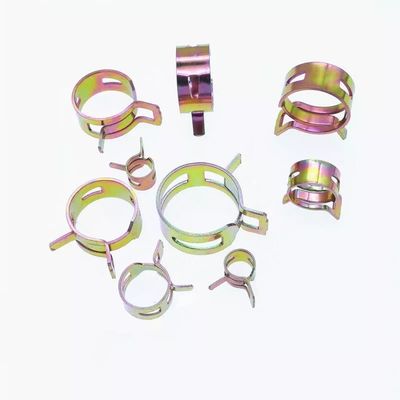 Instock ZINK Vakuumfeder Brennstofföl Wasser Cpu Schlauch Clip Rohrrohr für Band Klammer Metall Befestigungsmittel Federklammer Brennstoff Klammer Loops Luftrohr