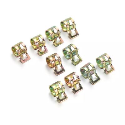 Instock ZINK Vakuumfeder Brennstofföl Wasser Cpu Schlauch Clip Rohrrohr für Band Klammer Metall Befestigungsmittel Federklammer Brennstoff Klammer Loops Luftrohr