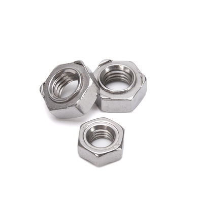 Erdölgasanwendungen Kohlenstoffstahl DIN934 M8 Hexkopfmutter im imperialen Messsystem mit Edelstahl