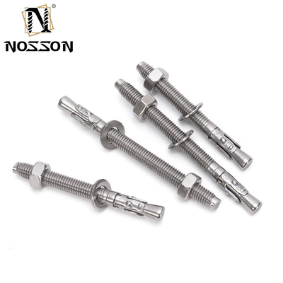 Probe 700 Kapazität M12*120 Galvanisierte Expansionsschrauben Stahl-Weggen-Ankerschrauben mit hellen Oberfläche