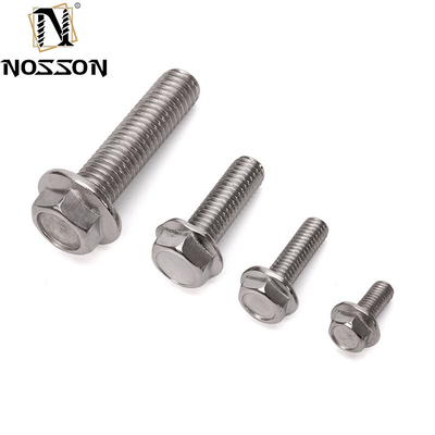 Grade A2-70 SS 304 316 ANSI B18.21 5/16&quot; 3/8&quot; Inch Größe Hex Flansch Schraube mit DIN Standard ZINK Oberfläche