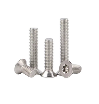 JIS-Standard Schraubsicherheitsschrauben mit Flachkopf Torx-Pin Diebstahlschraubmaschine M3 M4 M5 M6 Metrischer Standard
