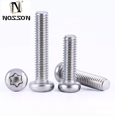 JIS-Standard Schraubsicherheitsschrauben mit Flachkopf Torx-Pin Diebstahlschraubmaschine M3 M4 M5 M6 Metrischer Standard