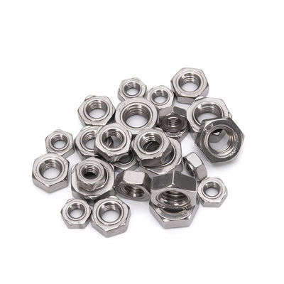 angepasste imperiale Zoll Zinkplattierte Hexbolzen und Nüsse für die Schwerindustrie Anwendungen Flat Hex Hexagon Thin Nut Jam Nut