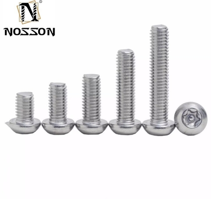 ANSI Standard Torx Knopfkopf Steckdose Sicherheitsschraube für verschiedene Industriezweige Messsystem INCH M1.6