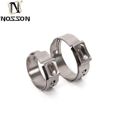 Maßgeschneiderte Unterstützung Hochdruck-Edelstahlrohranlage SS 304 Ein Ohr Schlauchklemme für Schwerlastanwendungen