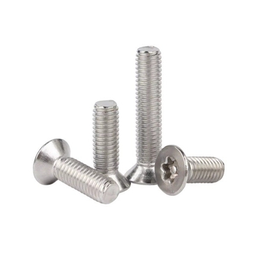 Blau gefärbt Finish INCH Anti-Diebstahl-Schraube Auto Airtag Fahrrad aus Schweine Nase Torx 5-Lob-Pin T-Kopf Edelstahl Tamper Proof Sicherheitsschrauben