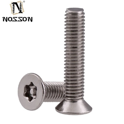 Blau gefärbt Finish INCH Anti-Diebstahl-Schraube Auto Airtag Fahrrad aus Schweine Nase Torx 5-Lob-Pin T-Kopf Edelstahl Tamper Proof Sicherheitsschrauben